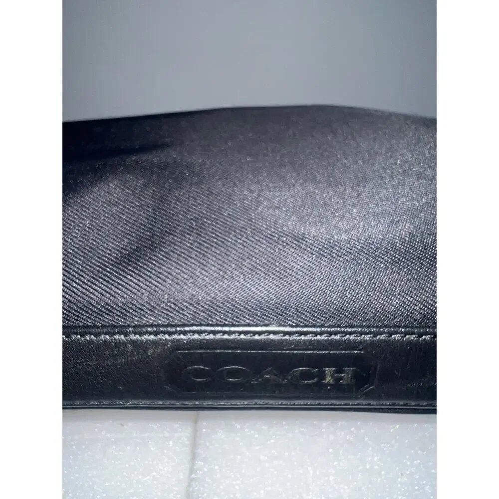 Coach 7418 Black Tote Bag – Slim Design, Laptop-Friendly, Excellent Condition